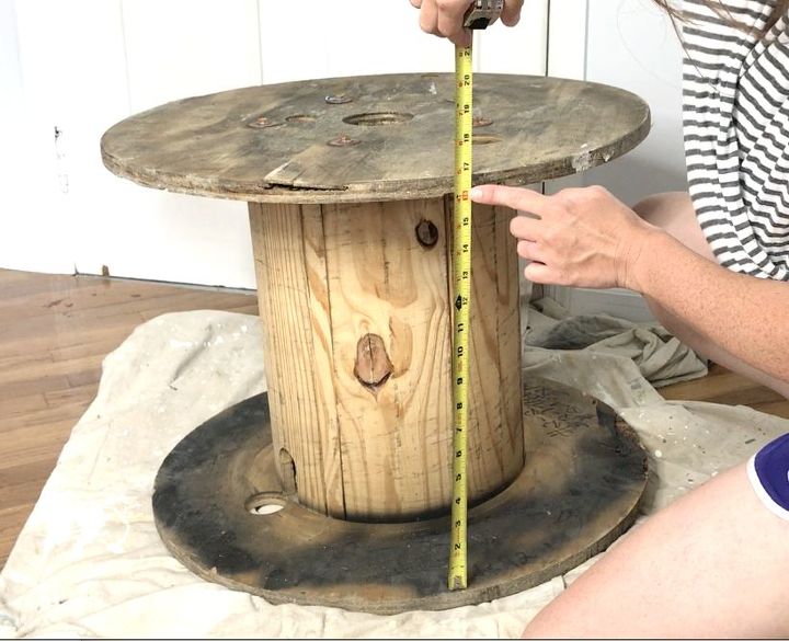 Diy Electrical Spool Turned Bookshelf Hometalk