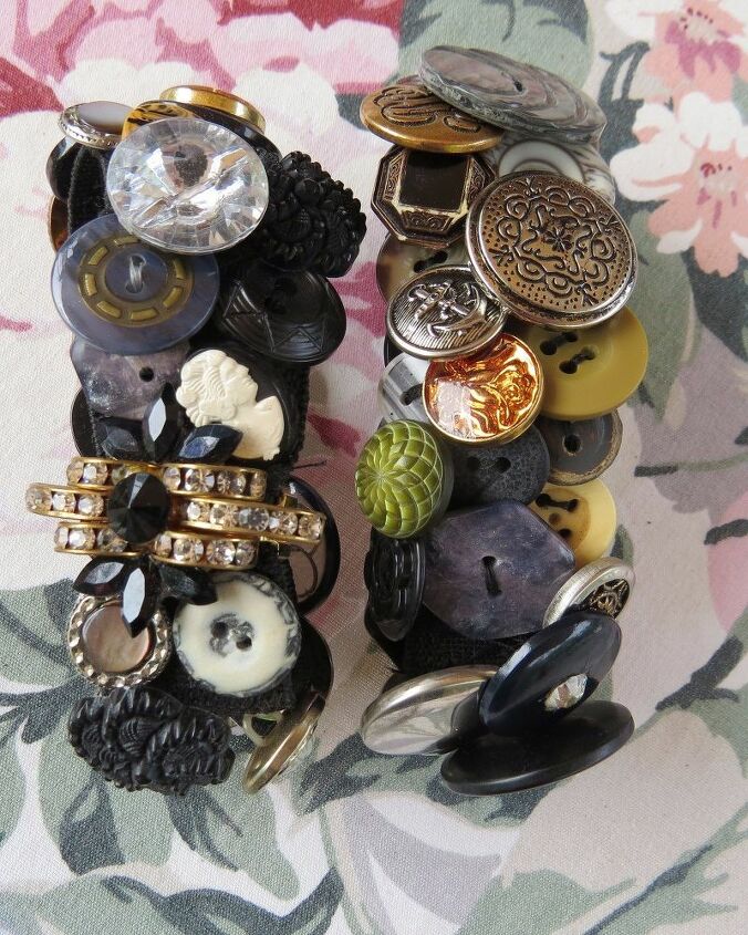vintage button bracelet fun and unique