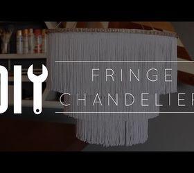 s 15 gorgeous bohemian inspired decor items to make for yourself, Get A Lux Chandelier With Fringe