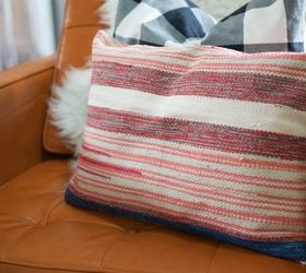 s 15 gorgeous bohemian inspired decor items to make for yourself, Craft A Faux Kilim Pillow In A Pinch