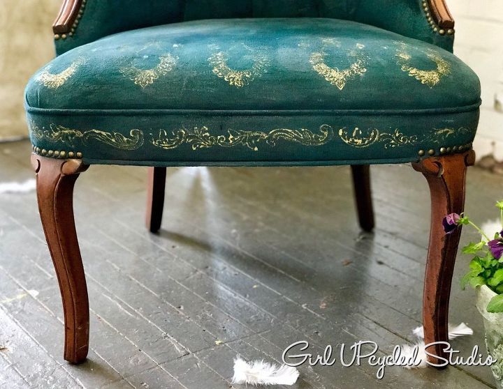 s 15 gorgeous bohemian inspired decor items to make for yourself, Paint Golden Motifs On Your Chair