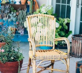 s 15 gorgeous bohemian inspired decor items to make for yourself, Reweave A Beautiful Patio Chair