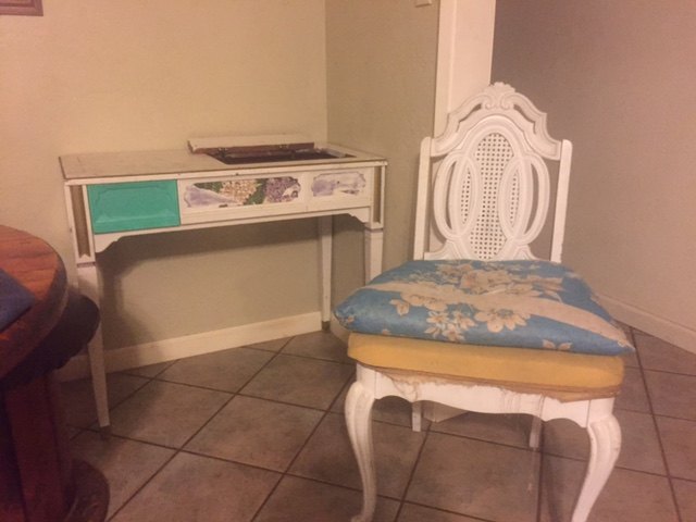 Make Over Sewing Table Chair Hometalk Make Over Sewing Table Chair