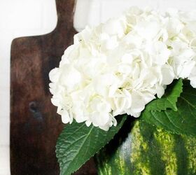 diy floral watermelon vase
