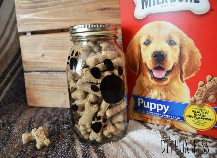 30 great ideas for every pet owner, Use A Mason Jar For Storing Treats