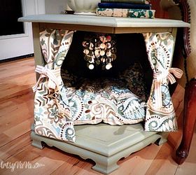 30 great ideas for every pet owner, Craft A Fancy Bed With A Table