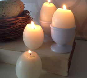 s 15 gorgeous homemade candle ideas you re going to want to try, These egg shaped candles made in shells