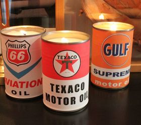s 15 gorgeous homemade candle ideas you re going to want to try, These retro oil can candles