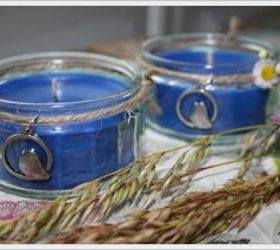 s 15 gorgeous homemade candle ideas you re going to want to try, These perfect blue candles