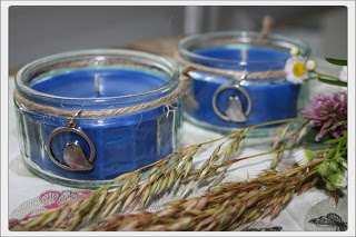 s 15 gorgeous homemade candle ideas you re going to want to try, These perfect blue candles