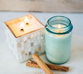 s 15 gorgeous homemade candle ideas you re going to want to try, These coconut and oil scented candles