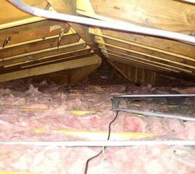 attic insulation very low height