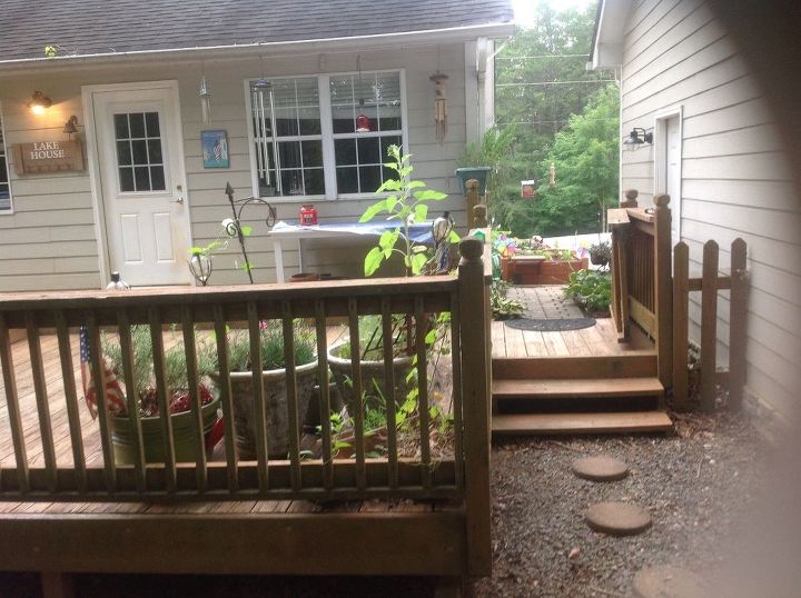 q can we re build connect a rotten deck to a dilapidated front porch