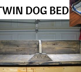 twin diy rustic dog bed, DIY TWIN DOG BED