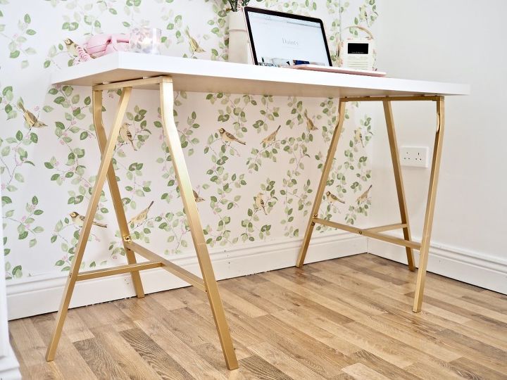 Ikea Diy Desk Hack Hometalk