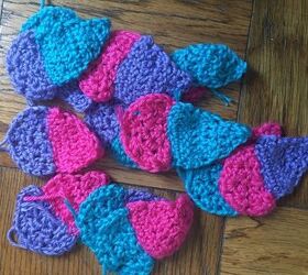 s 15 uncanny hacks for making pretty garland decor, Crochet Colorful Ice Cream Cones
