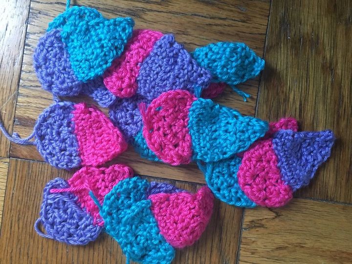 s 15 uncanny hacks for making pretty garland decor, Crochet Colorful Ice Cream Cones