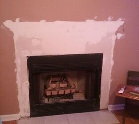 a country style diy fireplace mantel