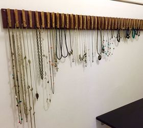 s 30 jewelry organizing ideas that are better than a jewelry box, This incredible line of clothespins