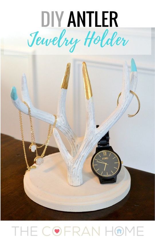 s 30 jewelry organizing ideas that are better than a jewelry box, This chic antler piece