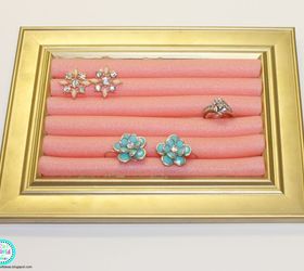 s 30 jewelry organizing ideas that are better than a jewelry box, Or this one with foam hair rollers