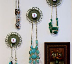 s 30 jewelry organizing ideas that are better than a jewelry box, These thrift store hangers