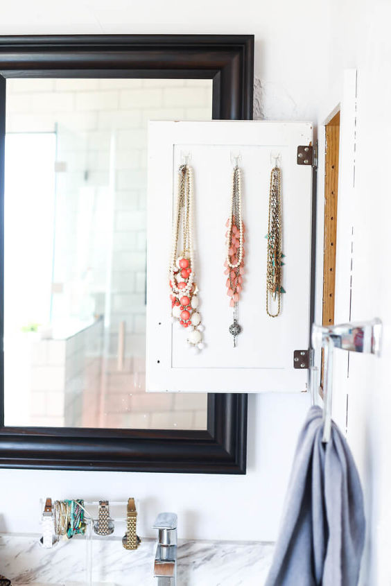s 30 jewelry organizing ideas that are better than a jewelry box, This medicine cabinet storage