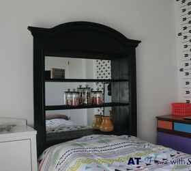 s 31 amazing furniture flips you have to see to believe, Vanity mirror turned headboard