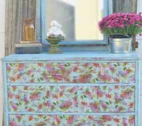 s 31 amazing furniture flips you have to see to believe, Vintage decoupaged dresser