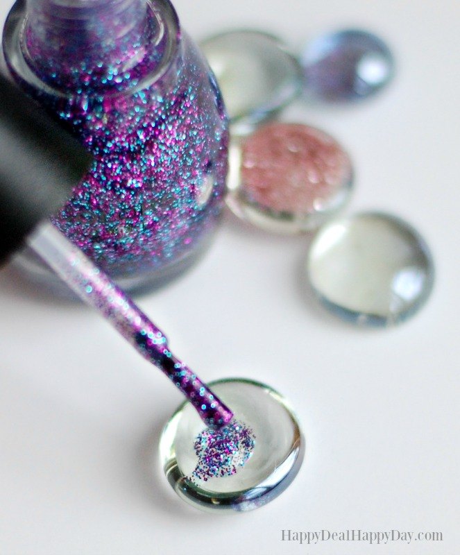how to make glass glitter magnets