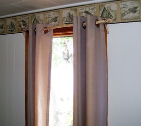 natural curtain rods