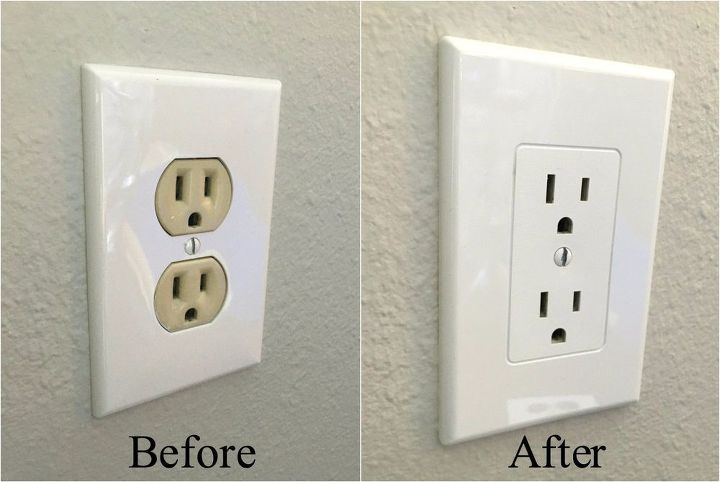 15 useful tips for covering up every eyesore in your home, Press On A New Plate For Hideous Outlets
