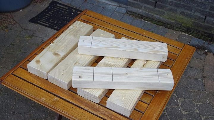 refurbished jenga wooden stool diy free 3d plan