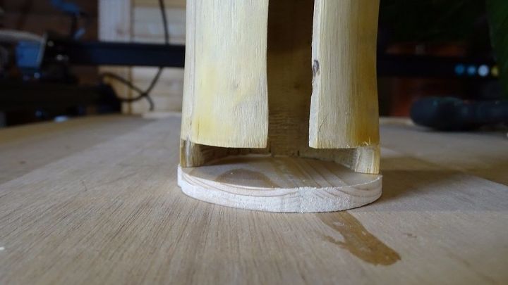 soporte de almohadillas de algodn de bamb
