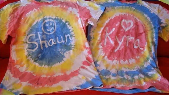 personalized tie dye pillow cases with acrylic paint