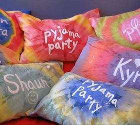 Personalized Tie-Dye Pillow Cases With Acrylic Paint