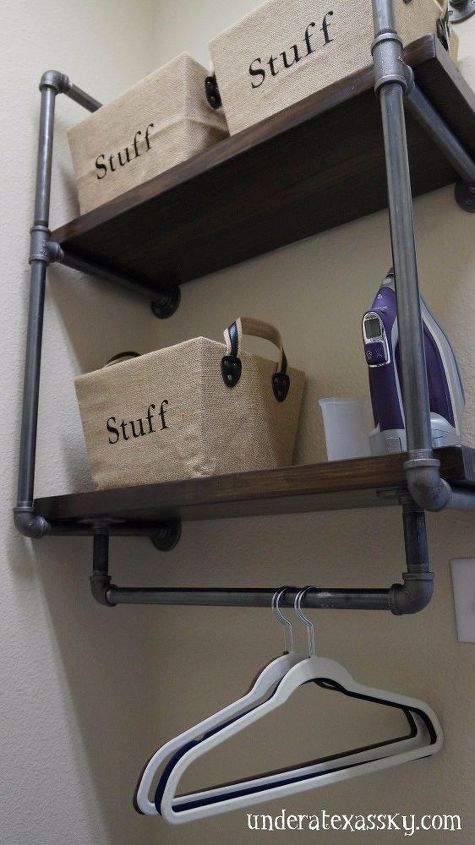 shiplap laundry room makeover