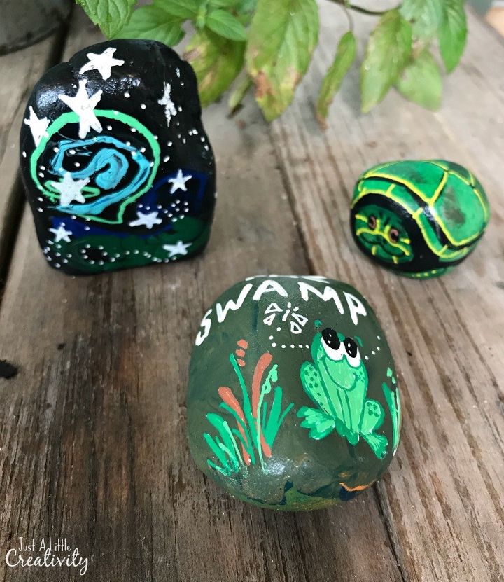 painted rocks a project to make people smile