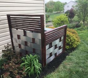 s 10 charming ways to add instant curb appeal to your home, Hide Eyesores With A Privacy Screen