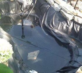 rubber pond liner leak repair