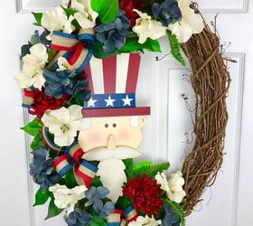 DIY Patriotic 4th of July & Memorial Day Wreath