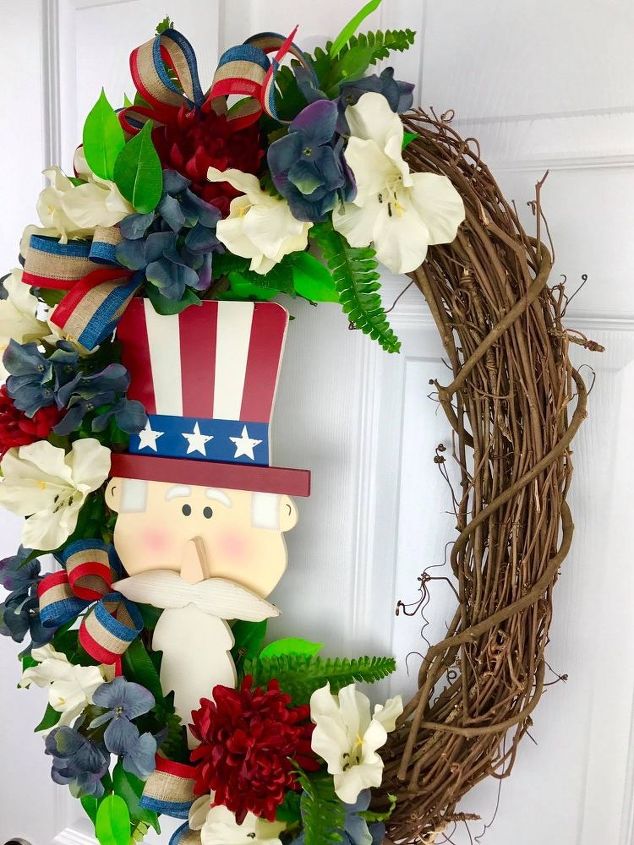 Diy Patriotic 4th Of July Memorial Day Wreath Hometalk