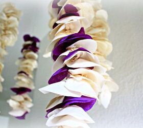 9 creative romantic paper diys for valentine s decor, 7 Hanging wisteria