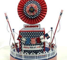 how to make a 4th of july centerpiece with pizazz
