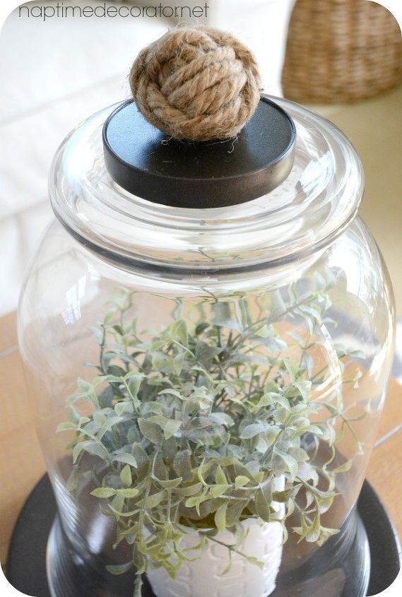 s 30 brilliant things you can make from cheap thrift store finds, Glass lid to elegant plant cloche