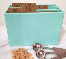 s 30 brilliant things you can make from cheap thrift store finds, Jewelry box to colorful recipe box