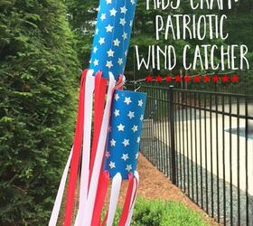 s 30 adorable diy ideas for july 4th, Or an adorable wind catcher