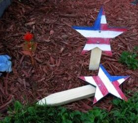s 30 adorable diy ideas for july 4th, Add patriotic stars to your garden