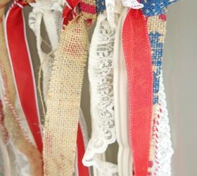 s 30 adorable diy ideas for july 4th, Create a ribbon flag