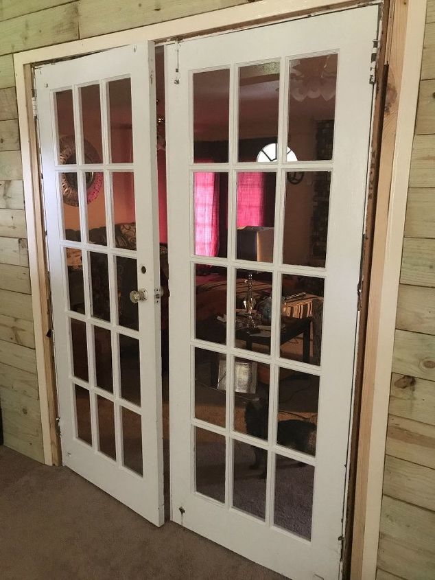 how to install an old french door